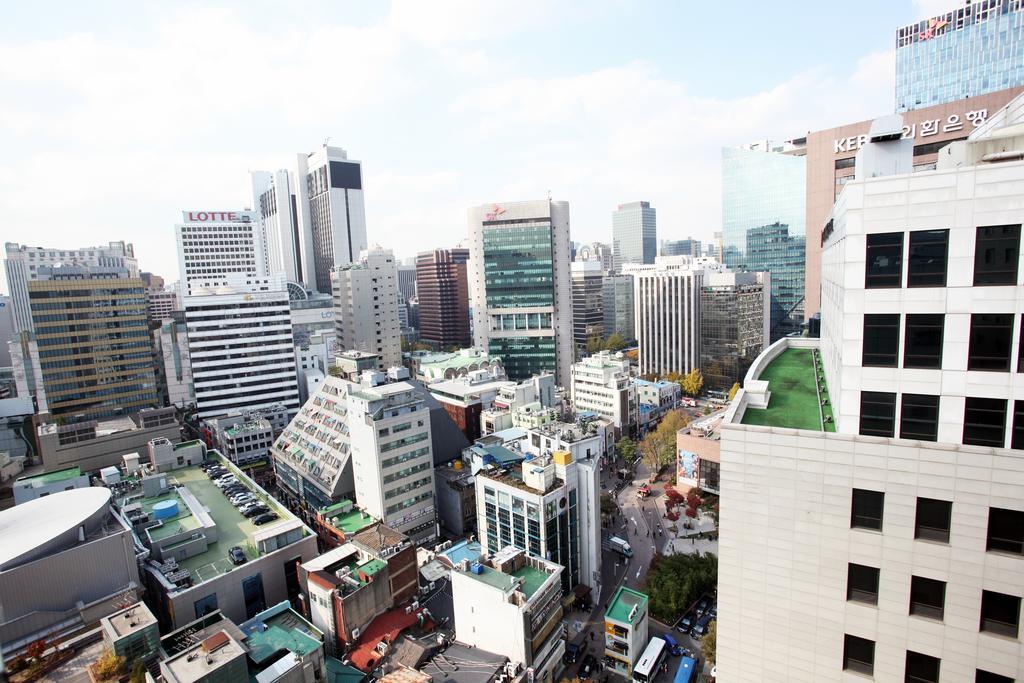 Ekonomy Hotel Myeongdong Central Seul Exterior foto