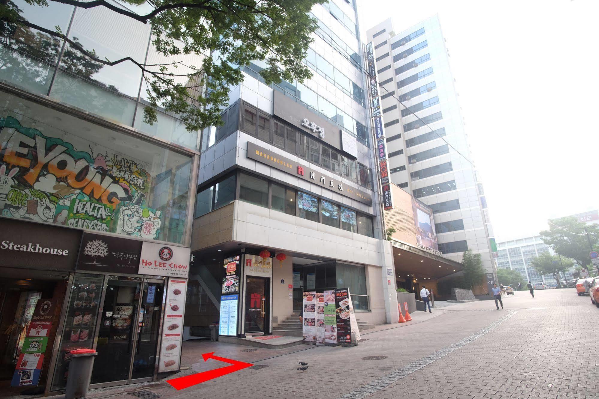 Ekonomy Hotel Myeongdong Central Seul Exterior foto